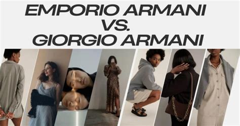 what is the difference between emporio armani and giorgio armani|giorgio armani emporio armani diamonds.